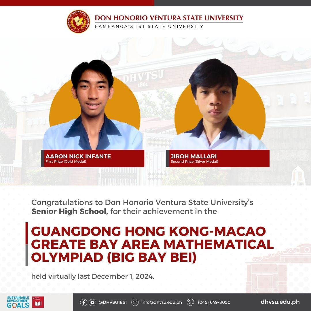 12172024 SHS Mathletes achieve gold silver medals in intl Olympiad Information DHVSU