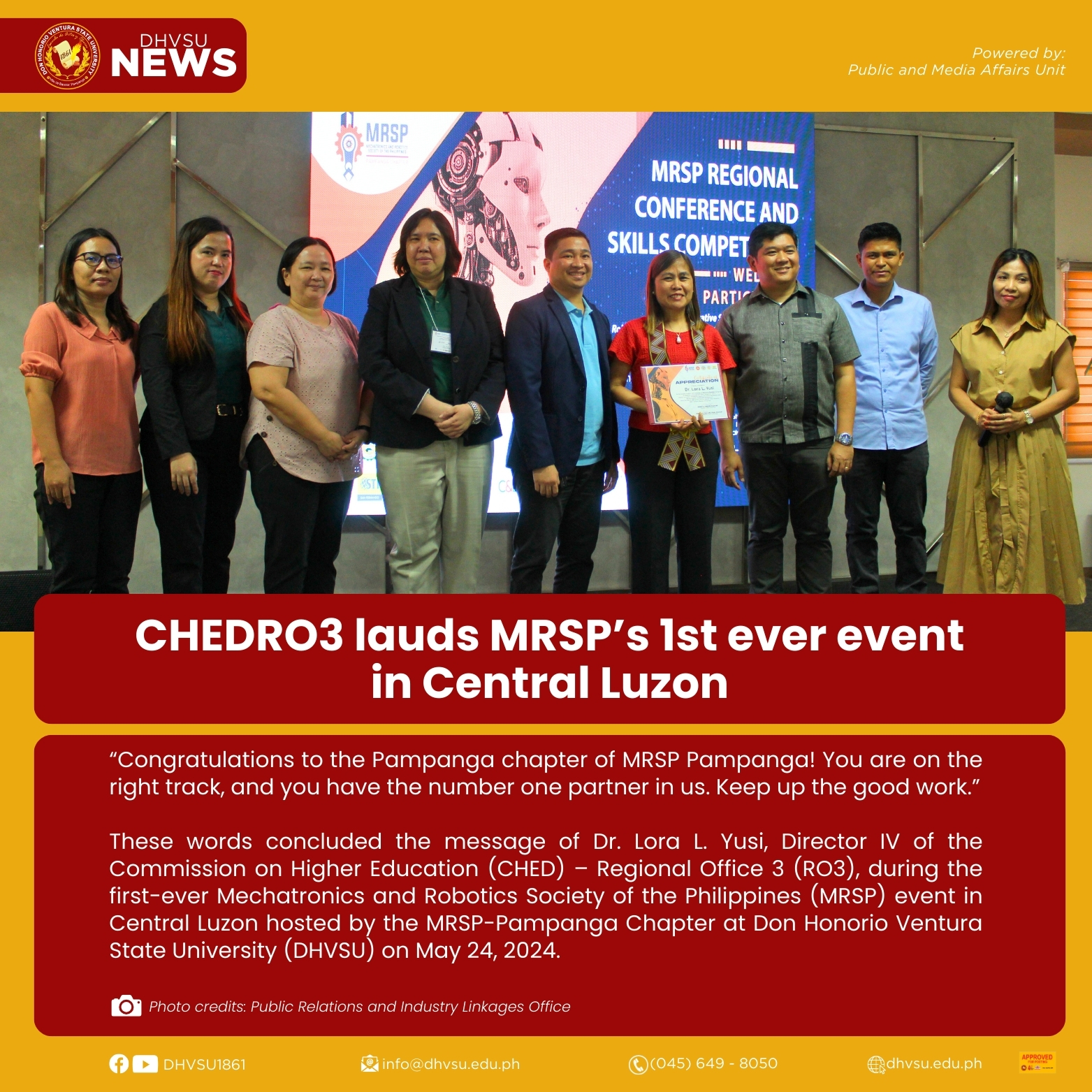05282024 CHEDRO3 lauds MRSPs 1st ever event in Central Luzon 1