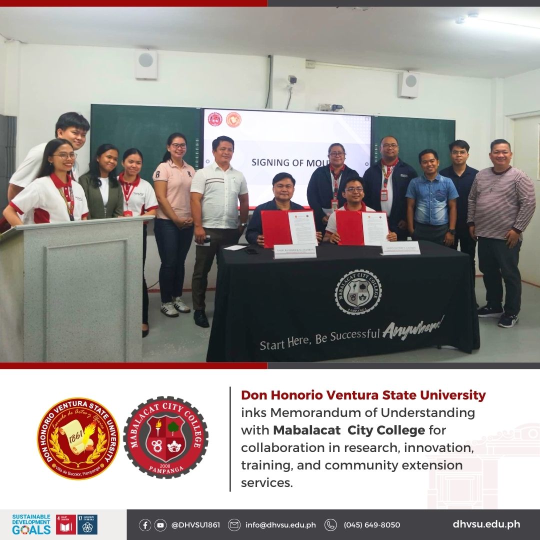 11132024 DHVSU MCC ink MOU to establish academic collaboration Information DHVSU