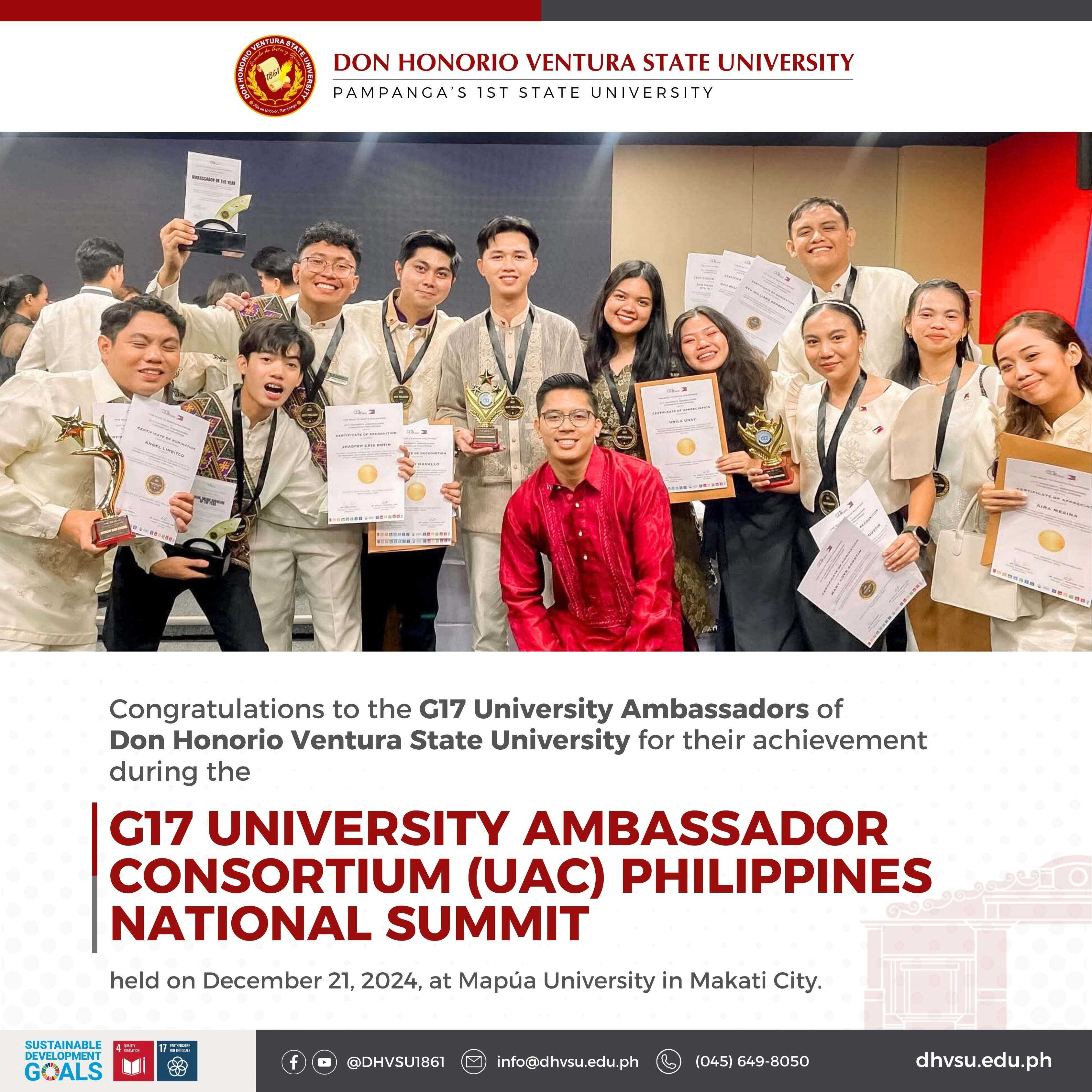 01032025 Honorian ambassadors bag 14 awards in G17 UAC natl summit Samantha F. Batalla 1
