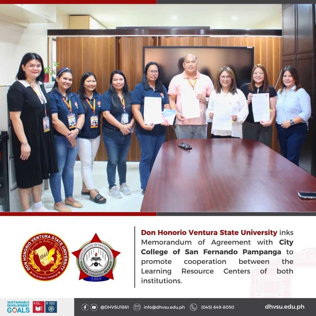01232025 DHVSU CCSFP form partnership for interlibrary cooperation 1 Samantha F. Batalla